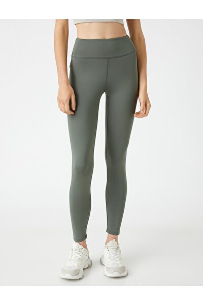 Leggings - Grün - Hoher Bund