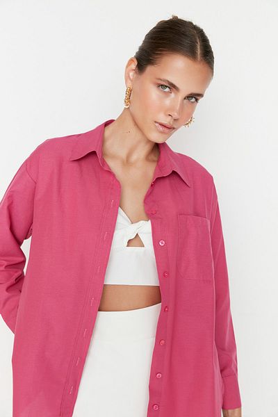 Hemd - Lila - Oversized