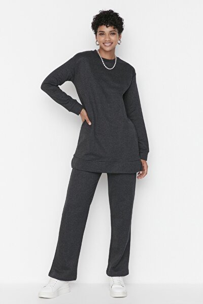 Sweatsuit Set - Gray - Relaxed