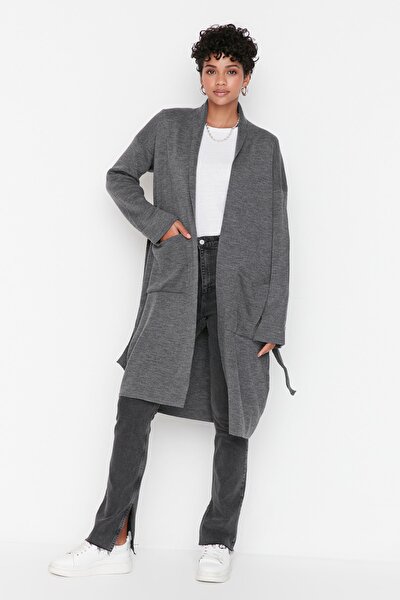 Strickjacke - Grau - Regular Fit