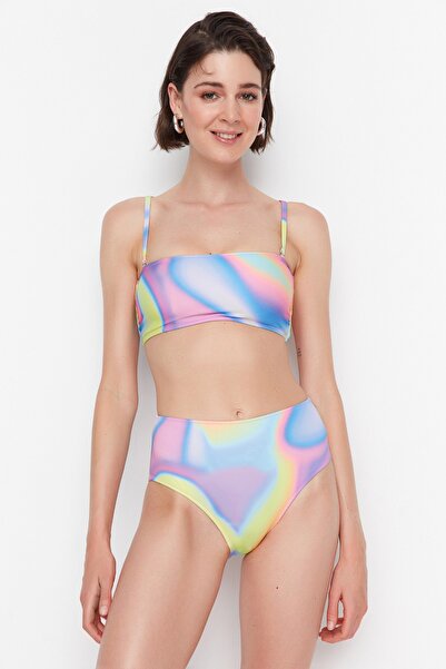 Bikini Top - Multi-color - Batik print