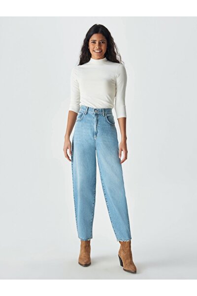 Jeans - Blue - Carrot pants