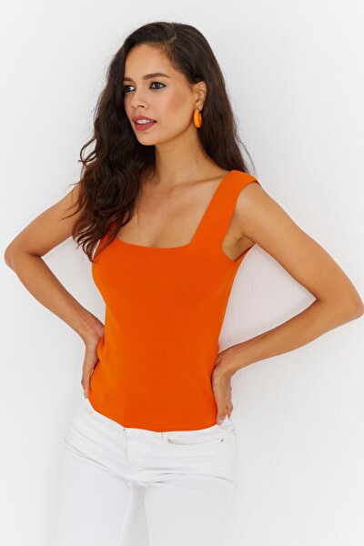 Bluse - Orange - Regular Fit