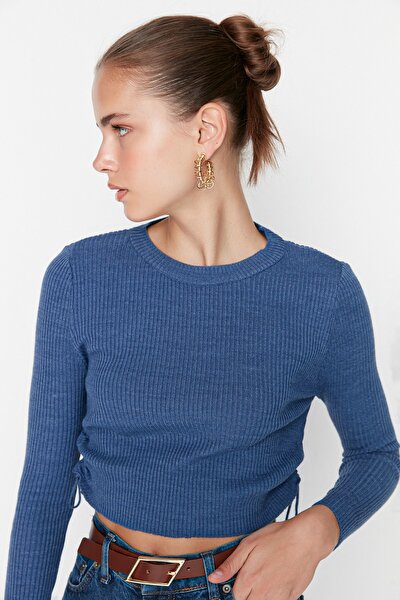 Sweater - Navy blue - Regular fit