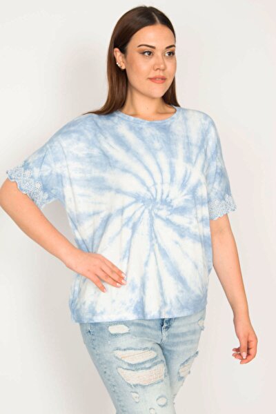 Plus Size Blouse - Blue - Regular fit