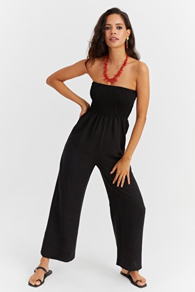 Jumpsuit - Schwarz - Regular Fit