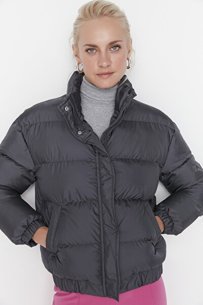 Trendyol Collection Winter Jacket - Khaki - Puffer - Trendyol