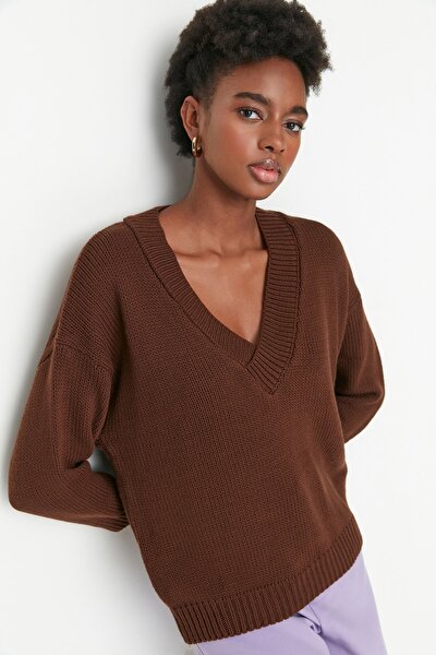 Pullover - Braun - Oversized