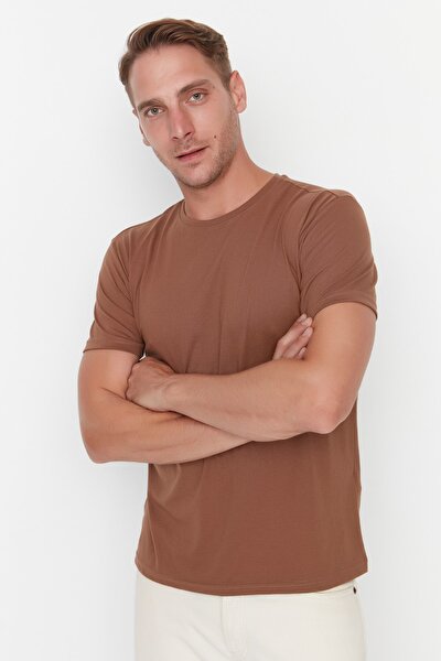 T-Shirt - Braun - Regular Fit