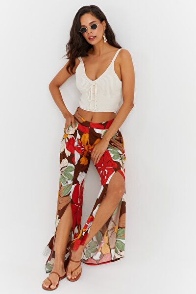 Hose - Braun - Wide Leg