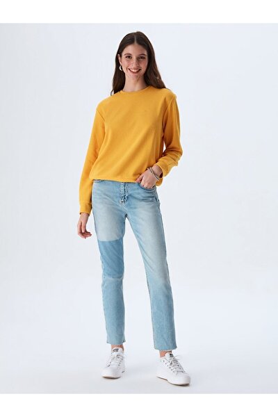 Sweatshirt - Gelb - Regular Fit
