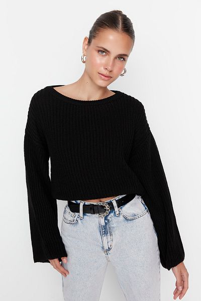 Sweater - Black - Oversize