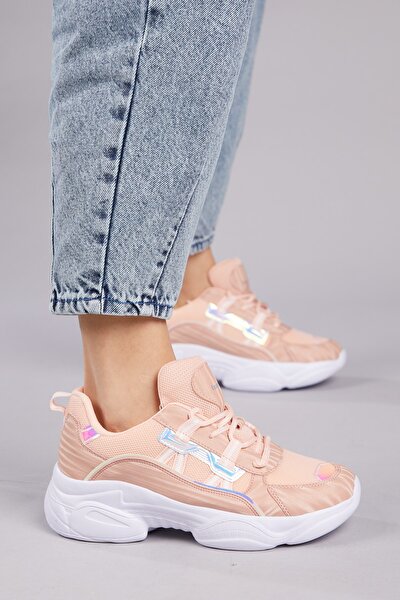 Sneaker - Rosa - Flacher Absatz