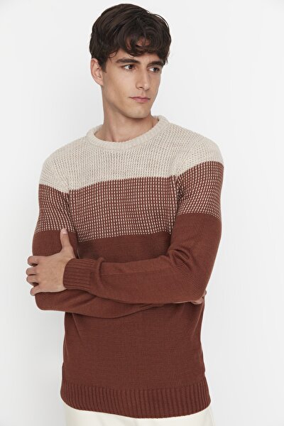 Pullover - Orange - Regular Fit
