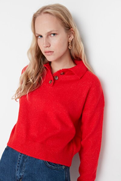 Pullover - Rot - Regular Fit