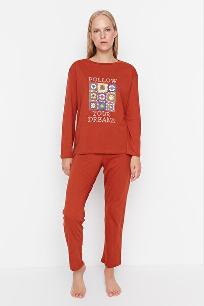 Pyjama - Bordeaux - Print