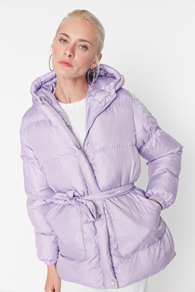 Winterjacke - Lila - Puffer