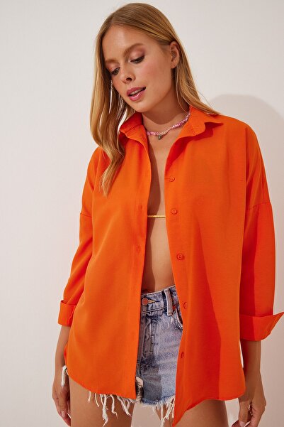 Shirt - Orange - Oversize