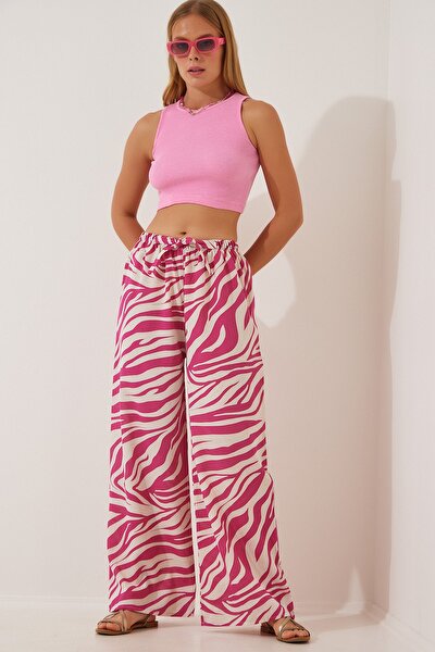 Hose - Rosa - Wide Leg