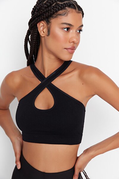 Sports Bra - Black - Plain