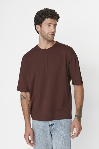 T-Shirt - Brown - Oversize