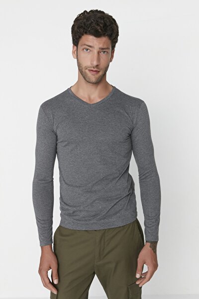 T-Shirt - Gray - Regular fit