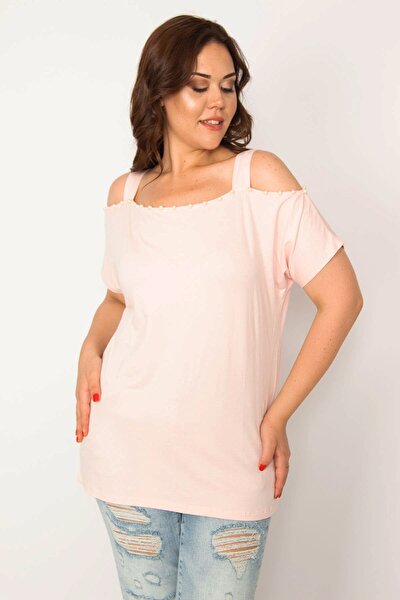 Plus Size Blouse - Pink - Regular fit