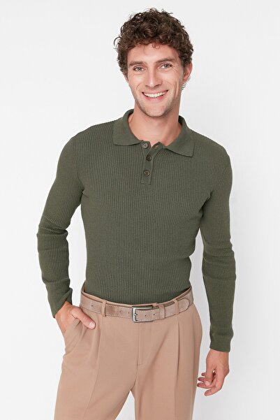 Sweater - Khaki - Regular fit
