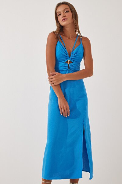 Kleid - Blau - Basic