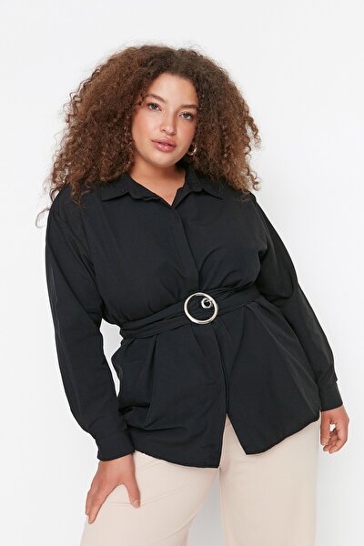 Plus Size Shirt - Black - Regular fit