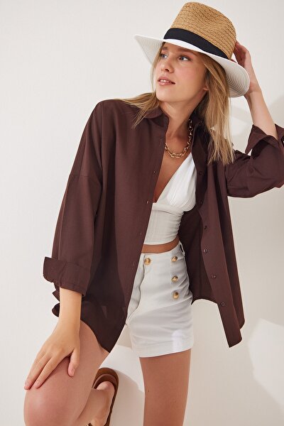 Hemd - Braun - Oversized