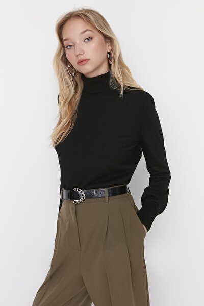Sweater - Black - Slim fit