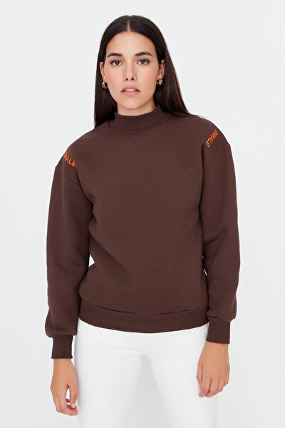 Sweatshirt - Brown - Relaxed fit