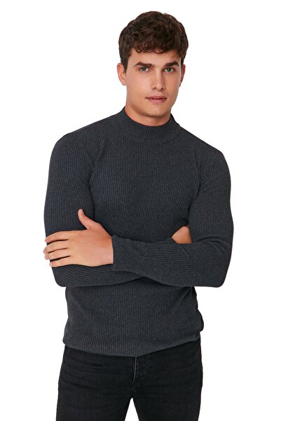 Sweater - Gray - Fitted
