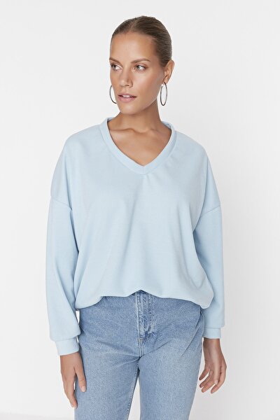 Sweatshirt - Blau - Oversize
