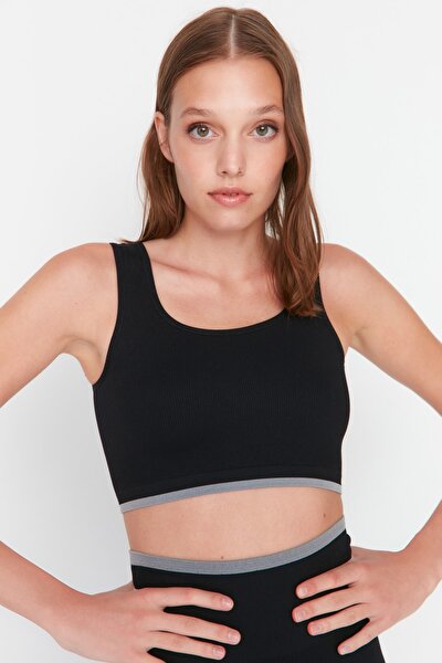 Sports Bra - Black - Plain