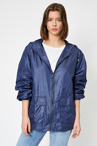 Regenjacke - Dunkelblau - Puffer