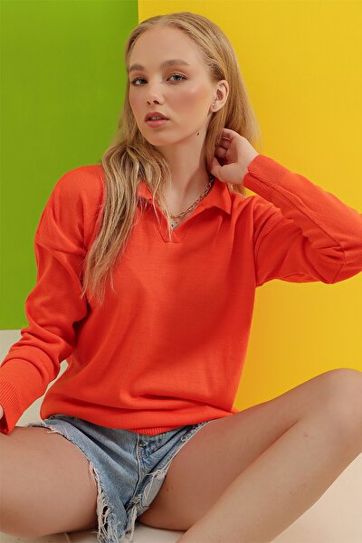 Pullover - Orange - Normal