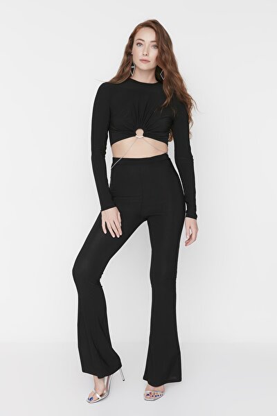 Jumpsuit - Schwarz - Figurbetont