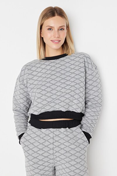 Sweatshirt - Grau - Normal