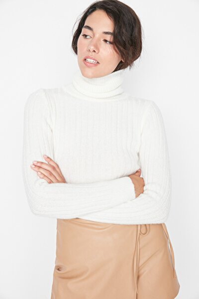 Pullover - Ecru - Slim Fit