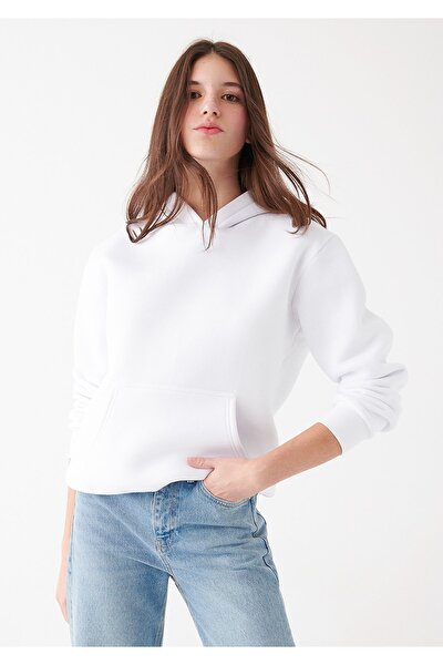 Sweatshirt - Weiß - Oversize