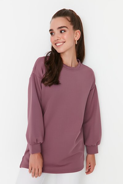 Sweatshirt - Purple - Regular fit