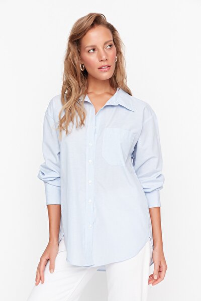 Hemd - Dunkelblau - Oversized