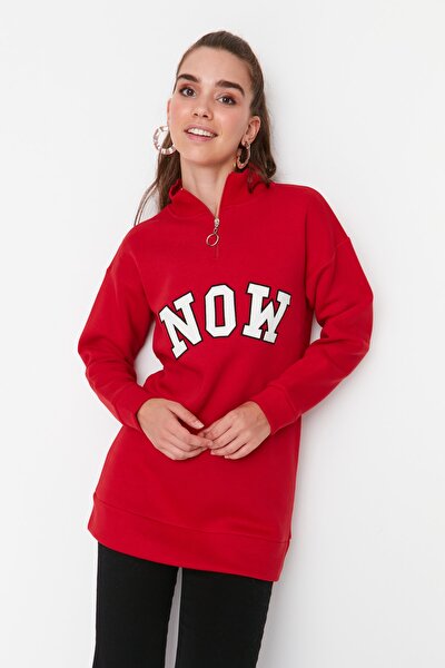 Sweatshirt - Red - Regular fit