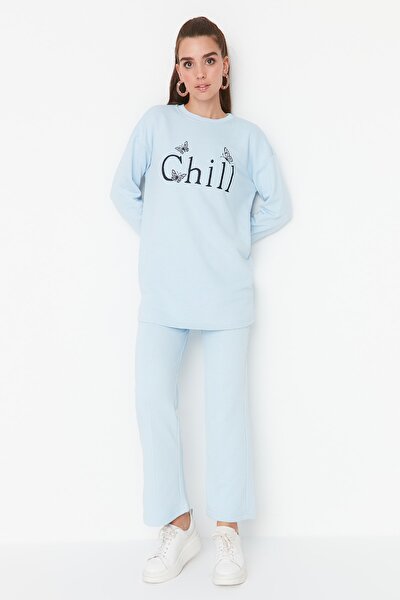 Sweatsuit Set - Blue - Relaxed