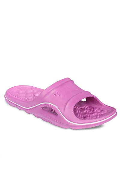Pantolette
 - Lila - Flacher Absatz