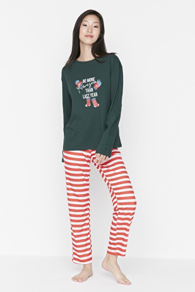 Pyjama - Mehrfarbig - Weihnachten