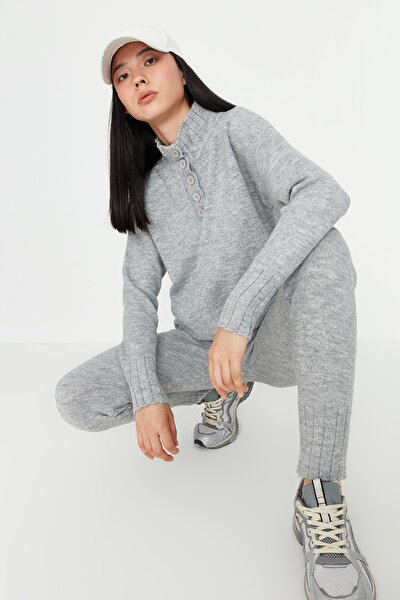 Two-Piece Set - Gray - Slim fit