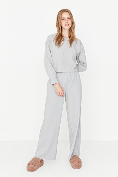 Pajama Set - Gray - Plain